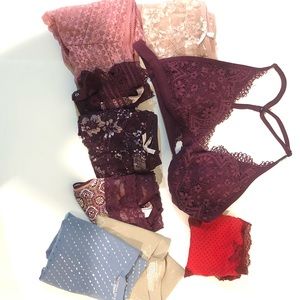 Lot of Victoria Secret Underwear (and others) & Bra...